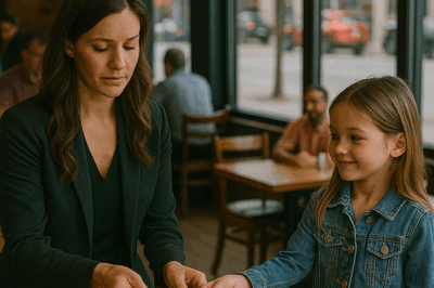 The Chair Across From Her Was Empty—Until a Stranger’s Daughter Delivered a Note