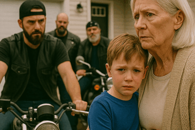 When a Little Boy Ran Into a Biker Bar Crying, “He Hit My Grandma,” Everyone Laughed — Until the Toughest Biker in Town Stood Up, Threw His Beer Down, and Said, “Show Me Where.” What Happened Next Shocked the Whole Neighborhood Forever.