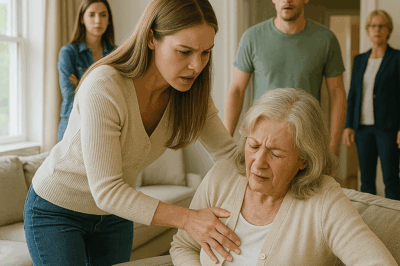 S-My Millionaire Mom Suffered Mysterious Pain Every Single Day—Until I Walked In and Saw What My Own Wife Was Secretly Doing