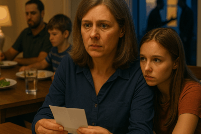 S-The Night My Daughter Slipped Me a Note at Dinner and Her Scared Eyes Forced Me to Finally Leave Her Father