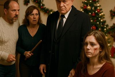 “At Our Family Christmas Party, My In-Laws Beat Me With a Stick Because I Refused to Give My Savings to My Brother-in-Law—But My Father, a Mafia Boss I’d Hidden for Years, Made Them Regret Touching His Daughter.”