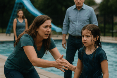 “When My Sister Shoved My Daughter Into the Pool Fully Dressed and My Father Physically Blocked Me From Helping Her, I Finally Learned the Dark Truth Behind Their Cruelty and Chose to Walk Away Forever”