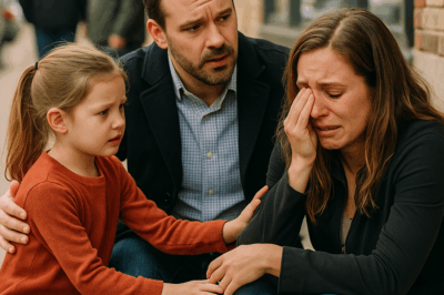 “‘Daddy, Can We Help Her?’—The Moment a CEO Single Father and His Little Daughter Stopped Their Car to Help a Crying Woman in the Rain Changed Three Lives Forever. He Thought She Was Just Another Stranger in Trouble, But When He Learned Her Story — and Discovered the Real Reason She’d Been Standing Alone That Night — What He Did Next Shocked Everyone and Proved That Compassion Can Rebuild What the World Breaks”