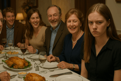 “At Family Dinner, My Sister Sneered, ‘Mom and Dad Said You Never Contribute,’ and Everyone Laughed — So I Stood Up and Told Them Exactly What I’ve Been Paying For All These Years, Including the Secrets That Keep Their Perfect Life Afloat.”