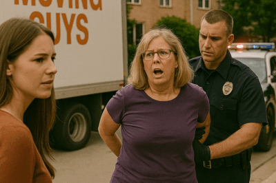 The HOA President Blocked My Moving Truck and Claimed I Didn’t Have “Permission to Move In,” But When She Refused to Let Us Pass, Everything Spiraled Until the Police Arrived and Her True Secret Finally Exploded