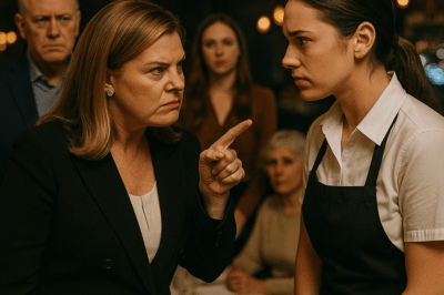 “Everyone in Town Feared the Cruel, Arrogant Woman Who Treated Everyone Like Servants — She Humiliated Employees, Bullied Waiters, and Thought Her Money Made Her Untouchable — Until One Night, a Quiet Waitress at a Luxury Restaurant Stood Up to Her, Exposing a Truth That Shattered Her Reputation and Left the Entire Room in Shock, Teaching the Woman Who Thought She Ruled Everyone the Most Humbling Lesson of Her Life”