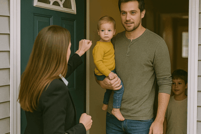 “She Knocked on His Door Asking for Directions, But the Lost Traveler Had No Idea That the Quiet Widower Who Opened It Would Pull Her Into a Journey of Secrets, Danger, Redemption—And a Family She Never Knew She Needed.”