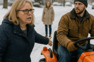 “The HOA President Took My Snowplow Without Permission Because ‘Community Property Should Be Shared’ — But When the Temperature Dropped Overnight and Her Entire Street Froze Solid, the Only Person Who Could Fix It Decided to Teach Her a Lesson She’d Never Forget”