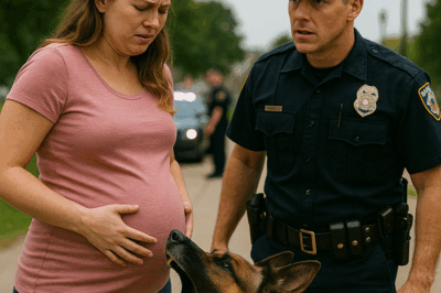 “Police Dog Barks Desperately at Pregnant Woman When Officer Discovers Truth It’s Already Too Late”