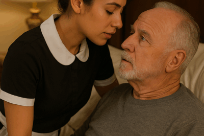 Every Night, the Maid Sat Beside the Lonely Billionaire, Offering Him the Only Comfort She Had — Her Time, Her Kindness, and Her Silence. For Months, He Thought She Needed the Job. But One Morning, When He Found What She’d Left on His Desk, His Life Changed Forever.