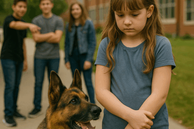 “Bullies Picked on a Shy Little Girl … Not Knowing Her Dog Was a Retired Police K9”
