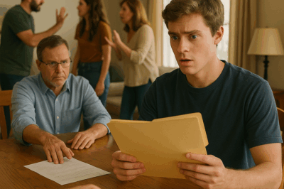 My Dad Pushed Legal Papers Across the Table, but the Folder I Brought Made Him Go Silent in Front of Everyone