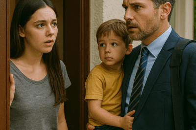 “She Opened Her Tiny Apartment Door to a Stranger and His Little Boy on a Stormy Night — Not Knowing He Was the New Director of the Company That Had Rejected Her Job Application Days Earlier, and What Happened When He Discovered Who She Really Was Turned a Simple Act of Kindness Into the Most Unexpected Promotion Story the City Had Ever Seen”