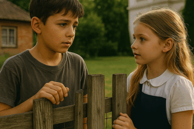 “My House Stood Beside a Mansion” — I Was the Poor Kid Who Befriended the Rich Girl Next Door, and Our Friendship Grew Between Two Worlds That Were Never Meant to Meet… But Years Later, When Life Brought Us Back Together as Strangers on Opposite Sides of a Business Deal, One Secret from Our Childhood Changed Everything, Exposing What Money Could Never Hide and What Love Could Never Forget