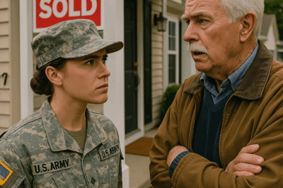 “My Dad Sold My House While I Was Deployed, But the Secret I’d Hidden Before I Left Turned His World Upside Down and Forced the Whole Town to Face a Truth They Never Expected”