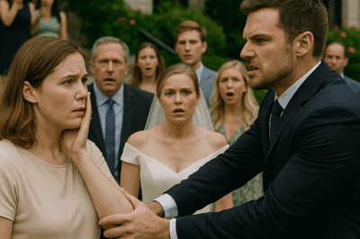 “He Publicly Slapped His Poor Ex-Girlfriend at His Own Lavish Wedding — Humiliating Her in Front of Hundreds of Guests and Mocking Her for ‘Not Being Enough’ — But Just Minutes Later, When a Fleet of Black Cars Pulled Up and the Doors Opened to Reveal the Truth About Who She Really Was, His Arrogant Smile Vanished, the Crowd Fell Silent, and the Shocking Revelation That Followed Completely Shattered His Entire World and Reputation Forever”