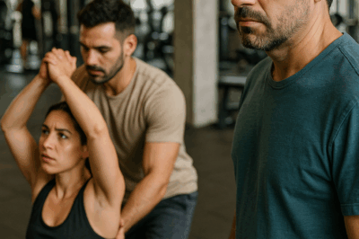 My Wife Rolled Her Eyes When I Walked Into the Gym and Said, ‘He’s Just Helping Me Stretch! If You’re Jealous, Go Home.’ So I Did — and That Decision Changed Everything. What I Found When I Got Home Made Her Regret Every Word She’d Ever Said.