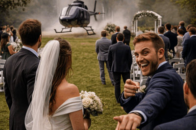T-My Brother Mocked My “Fake Pilot Job” at Our Cousin’s Wedding—Seconds Later, a Helicopter Landed and Proved Everything