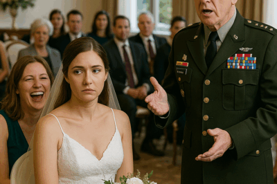“My Sister Mocked My Wedding in Front of Everyone—Until a Visiting General Stood Up, Called for Silence, and Revealed a Truth About My Family That Changed the Entire Ceremony Forever”