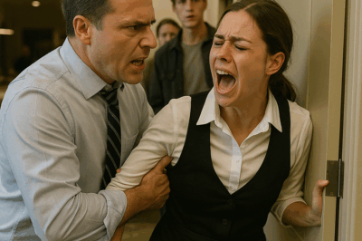 “When a Ruthless Restaurant Manager Dragged a Waitress Away Thinking No One Would Hear Her Cries, He Forgot One Thing — The Billionaire Owner Had Returned Early That Night, and What He Discovered Behind the Locked Door Changed Every Life in That Building Forever”