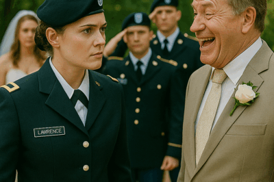 “My Dad Publicly Mocked Me at His Rehearsal Dinner, Laughing Along With His Groomsmen—Until the Moment I Walked In Wearing My Uniform and They Snapped to Attention, Calling Me Their Commanding Officer”