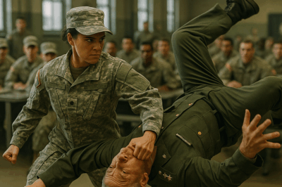 When an Arrogant General Shoved a Quiet Female Soldier in the Mess Hall, Her Hidden Combat Skills, Ironclad Evidence, and Refusal to Back Down Blew Up the Entire Base’s Power Games in Front of Everyone