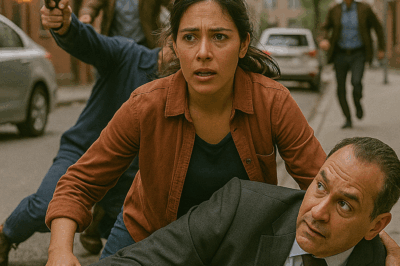 She heard the gunshot, shouted “Get down!”