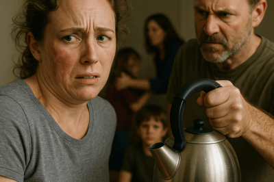 “The Day My Father Slammed a Hot Kettle Near My Face After I Defended My Son From My Sister’s Cruelty — A Shocking Family Meltdown That Forced Me to Break the Cycle and Walk Away Forever”