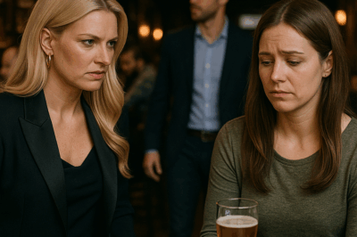 When a Billionaire’s Sister Publicly Insulted a Quiet Stranger at a Small-Town Bar, She Thought No One Would Stop Her — Until the Stranger’s Husband Walked In and Revealed a Truth That Froze the Room