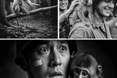 “The Jungle Mascot That Chose Its Own Side: How a Lonely Soldier’s Clever Monkey Warned an American Patrol of a Hidden Trap, Saved Their Lives, and Became the One Companion Every Man in the Unit Learned to Protect”