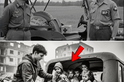 “The Daring Midnight Escape Nobody Expected: How One Terrified German Teen Risked Being Shot on Sight, Stole an American Jeep Under Heavy Snowfall, and Drove Through Enemy Roads to Rescue Twenty Children Trapped Behind Collapsing Fire and Chaos”