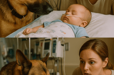 A German Shepherd Was Brought to Visit a Dying Baby in the Hospital — Doctors Allowed It as a Final Goodbye, but What Happened When the Dog Laid Beside the Infant Left Everyone in the Room in Tears, and Soon, the Entire World Was Talking About It.