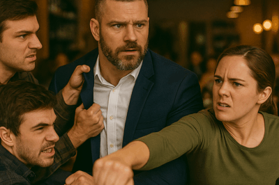 “Three Men Tried to Rob and Attack a Billionaire During Dinner at a Luxury Restaurant, Laughing When His Wife Begged Them to Stop — But Seconds Later, the Quiet Woman Everyone Thought Was Helpless Revealed a Hidden Skill That Left the Entire Room Frozen, and What She Did Next Made Headlines Across the Country and Changed How People Saw Her Forever”
