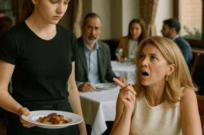 “The Arrogant Lady Mocked the Waitress’s Delivery—But What Happened Next Destroyed Her Reputation.” She Laughed in the Waitress’s Face, Filmed Her Mistake, and Uploaded It to Shame Her Online. But Within Hours, the Video Went Viral for All the Wrong Reasons—Because People Recognized the Waitress for Who She Really Was. By the Time the Truth Emerged, the Arrogant Lady’s Fame, Fortune, and Followers Had All Turned Against Her Forever.