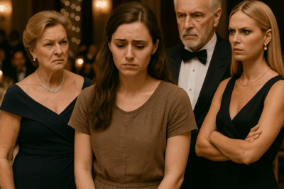 “A Poor Woman Was Humiliated by an Arrogant Billionaire Family at Their Charity Gala — Until She Quietly Canceled Their $10 Million Deal.” They Mocked Her Secondhand Dress, Laughed at Her Accent, and Treated Her Like She Didn’t Belong. But When the Family’s Patriarch Found Out Who She Really Was — and That Their Entire Fortune Now Hung on Her Signature — It Was Already Too Late to Undo the Damage They’d Done.