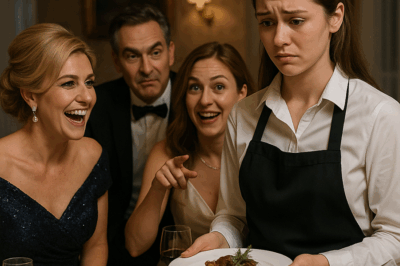 “They Laughed at the Poor Waitress Who Spilled Coffee on the CEO’s Son — Unaware She Was the Billionaire’s Hidden Daughter, Disguised to Find Someone Who Would Love Her for Who She Truly Was… But When the Truth Came Out at His Family’s Charity Gala, Every Mocking Smile Vanished.”
