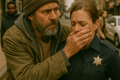 When a Homeless Single Father Told a Wounded Female Cop “Don’t Talk” and Dragged Her Out of an Alley, Everyone Thought He Was Running From Trouble — Until They Discovered What He’d Just Seen on the Street, and How That One Moment Changed Both of Their Lives Forever.