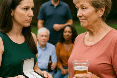 At My Mother’s Retirement BBQ, I Gave Her a $13,000 Diamond Bracelet and She Smirked, Asking If I Was “Trying to Impress Everyone,” But My Response Revealed a Truth That Shattered the Family’s Perfect Image Forever