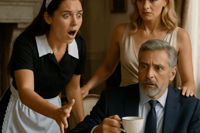 “‘Don’t Drink It—Your Wife Poisoned You!’ the Maid Screamed Just as the Billionaire Lifted His Glass to Toast Their Anniversary — He Laughed at Her Until the Truth in His Wife’s Eyes Froze His Blood Cold, Unraveling a Web of Lies, Greed, and Betrayal That Would Destroy Everything He’d Built.”