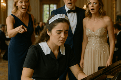 “‘If You Can Play This Piano, I’ll Marry You!’ the Arrogant Waitress Laughed at the Shy Dishwasher in Front of the Whole Restaurant — But When His Fingers Touched the Keys, the Music That Filled the Room Revealed a Secret No One Expected, Leaving Every Guest in Tears and the Waitress on Her Knees Begging for Forgiveness.”