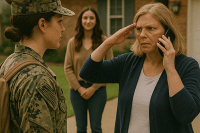 When the HOA President Called 911 on My Wife Because “a Stranger in Uniform Was Walking Around the Neighborhood,” She Thought She Was Protecting the Community — But When the Officers Arrived and My Wife Turned Around, What She Did Next Made Everyone Stop, Salute, and Fall Silent.