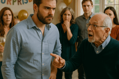 At Grandpa’s Surprise Party, Everyone Asked Why I Showed Up in a Taxi — Then the Truth About the Range Rover Ignited a Family Meltdown