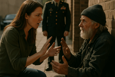 The first time I saw him he was shivering outside the base gate, clutching a cardboard sign that read, “Deaf veteran, need help.” Wind scraped along the chain link and snapped at the corners of his jacket—the old army kind, thinned by decades, its color surrendered to weather and time.
