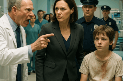A racist doctor refused to treat a Black CEO’s son, sneering, “This elite hospital isn’t for poor Black people,” before calling security to remove them. But just hours later, the truth about who she really was made the whole hospital crumble in shock.