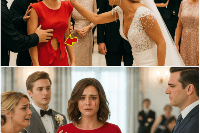 They mocked her torn red dress and threw her out of her own sister’s wedding—until the billionaire stepped out of the Rolls-Royce and said, “That’s my wife.” What followed left everyone speechless. Watch this emotional story of betrayal, humiliation, and ultimate redemption.