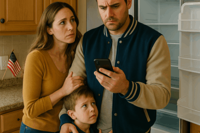When Dad came to take my son for the weekend, he opened the fridge and just stood there, hand frozen on the door handle like he’d walked into the wrong apartment.