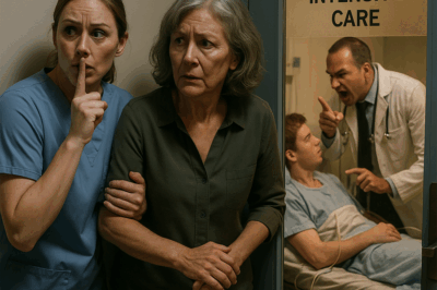 I ran down that hallway like the world was ending. My shoes echoed against the linoleum floor, that hollow sound that only exists in hospitals, mixed with the smell of disinfectant that burned my throat