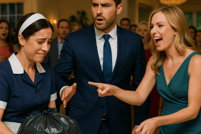 Gasps rippled through the terrace the moment Vanessa’s shrill laughter sliced through the quiet afternoon. Conversations died mid-sentence. Champagne glasses hovered in the air. Everyone turned.