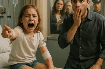 The hospital called. “Your daughter is in critical condition — third-degree burns.” When I rushed in, my little girl whispered weakly, “Dad… my stepmom held my hand over the stove.