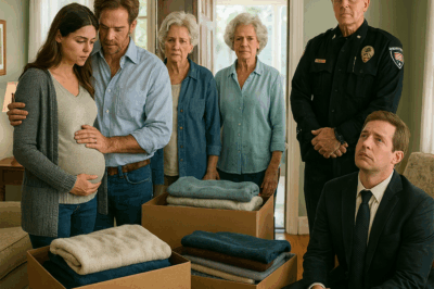 The cardboard thud didn’t sound like packing; it sounded like a verdict—one blunt, disbelieving beat that carried through the quiet Oregon house where the porch flag still lifted in a mild Pacific breeze and the neighbor’s Labrador barked twice as if to register what the evening had decided to become